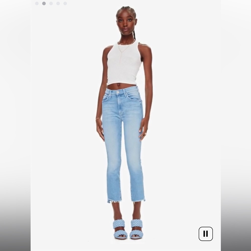Mother ‘The Insider Crop Step Fray’ Jeans in Size 27